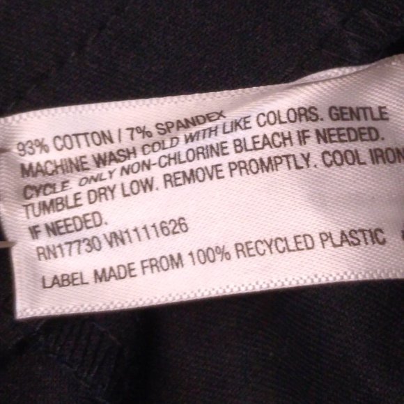 A New Day Size 2 Black Slacks/Trousers (26"x26.5") Stylish & Comfy NWT - Picture 5 of 8